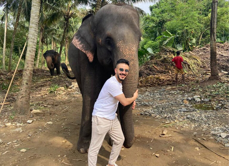 Happy with Elephants