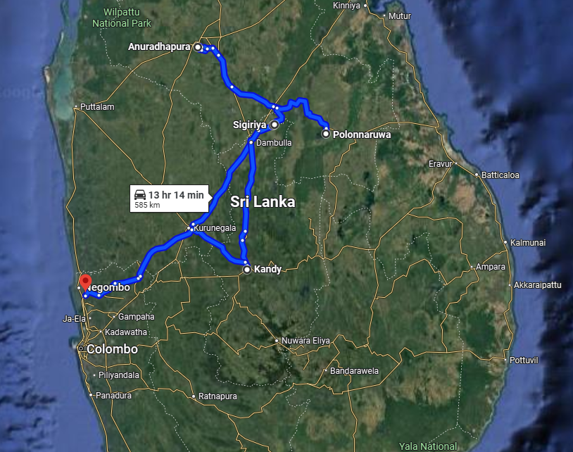 sri lanka tour